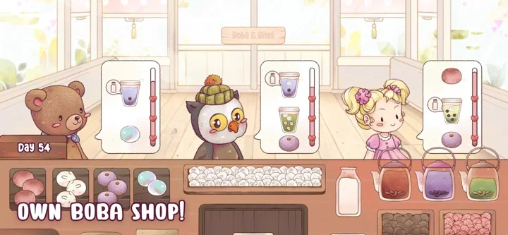 Ryah’s Rhythm boba shop gameplay