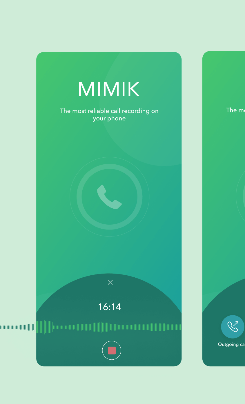 Mimik Call Recorder App A Reinvisioned Call Recording App Which Helps 